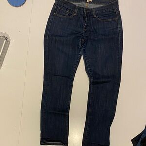 CAbi Dark Blue Straight Leg Jeans